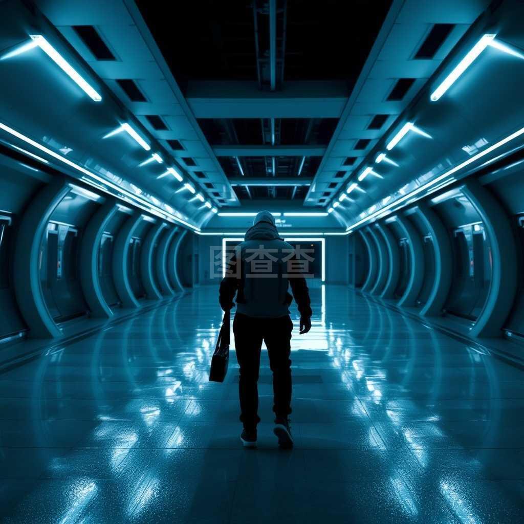 蓝色大气科技空间C4D