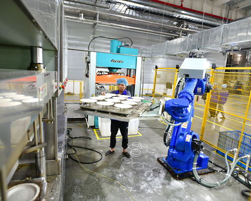 智造环保餐具 产销态势良好